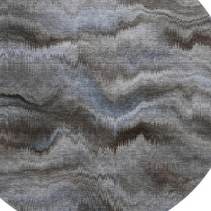 HomeRoots 8' X 10' Washable Taupe & Gray Abstract Area Rug – Durable, Stain Resistant, UV Protected, Non-Slip! 717660