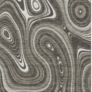 HomeRoots 10' X 14' Gray and Silver Geometric Washable Area Rug with UV Protection - Stylish & Durable Design 717723
