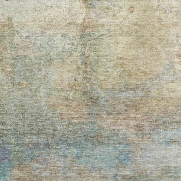 HomeRoots 5' X 8' Wheat And Beige Abstract Area Rug - UV Protected, Washable, Durable for Busy Homes! 717799