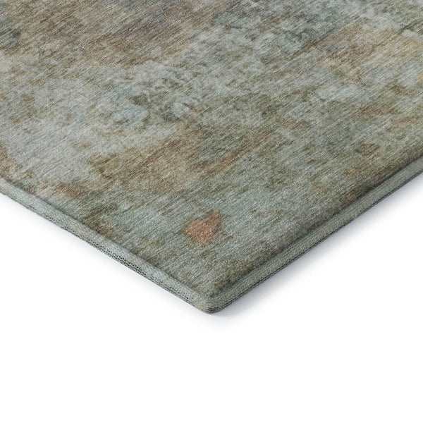 HomeRoots 10' X 14' Wheat and Beige Abstract Area Rug - Durable, Washable, UV-Protected for Stylish Living Spaces 717803