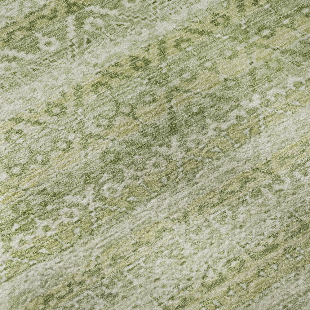 HomeRoots 9' X 12' Sage Beige Striped Area Rug - Washable, UV Protected, Durable & Stylish for Any Space 717850