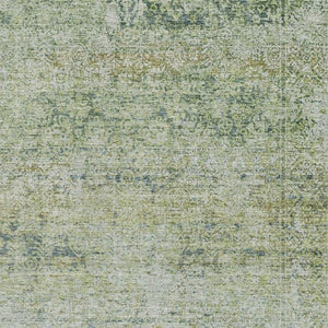 HomeRoots 10' X 14' Abstract Sage & Olive Green Area Rug - Washable, UV-Protected, Durable & Family-Friendly! 717923