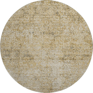 HomeRoots 8' X 10' Copper and Beige Abstract Washable Area Rug - Durable, Stylish, UV-Protected, Pet-Friendly! 717933