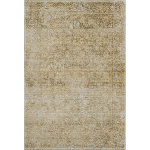 HomeRoots 9' X 12' Copper and Beige Abstract Area Rug - Machine Washable, UV Protected, Stain Resistant Design 717934