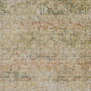 HomeRoots 9' X 12' Gold and Beige Abstract Washable Area Rug - Durable, Stain-Resistant, UV-Protected Comfort 717940