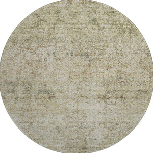 HomeRoots 8' X 10' Sage Beige Abstract Area Rug - Washable, UV Protected, Durable for Kids & Pets, Stylish Design 717945