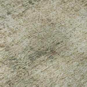 HomeRoots 10' X 14' Sage and Beige Abstract Area Rug - Durable, Washable, UV-Protected for Modern Living Spaces! 717947