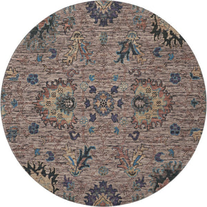 HomeRoots 8' X 10' Coffee & Copper Oriental Area Rug - Washable, UV Protected, Stain Resistant for Easy Care! 717975