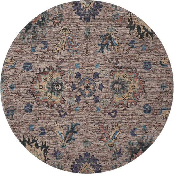 HomeRoots 8' X 10' Coffee & Copper Oriental Area Rug - Washable, UV Protected, Stain Resistant for Easy Care! 717975