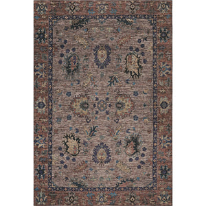 HomeRoots 10' X 14' Coffee & Copper Oriental Area Rug - Washable, UV-Protected, Perfect for Families & Pets! 717977