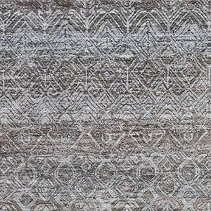 HomeRoots 9' X 12' Striped Washable Area Rug - Durable Brown & Beige with UV Protection for Homes & Patios 718000