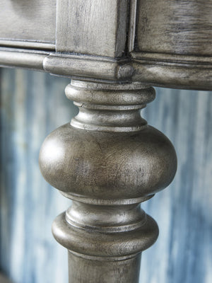 Lexington Sands Point Sideboard: Elegant Transitional Design With Oyster Finish And Distinctive Antique Hardware Pelican Gray  717-869