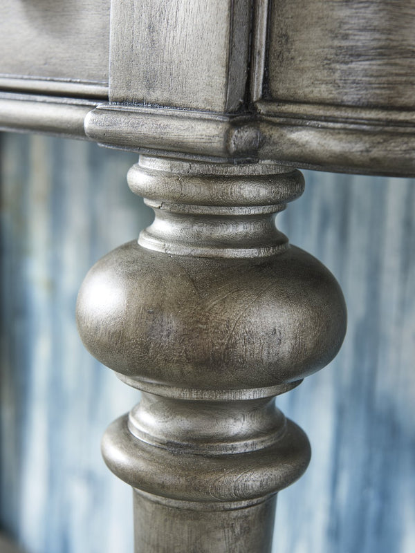 Lexington Sands Point Sideboard: Elegant Transitional Design With Oyster Finish And Distinctive Antique Hardware Pelican Gray  717-869