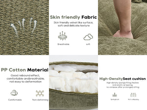 English Elm Modern Minimalist Modular Sectional Sofa - Stylish Cloud Couch With Right-Facing Chaise For Cozy Living W2959S00013