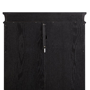 English Elm Lighted Curio Display Cabinet - Elegant Glass Storage With Ambient Lighting For Wine, Toys & More W2275P292640