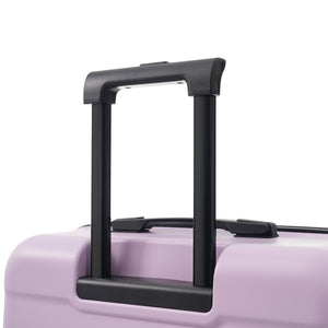 English Elm 6 Piece Hardshell Abs Travel Set with Spinner Wheels Combination Lock and Toiletry Bag Pink Purple N732P391314I