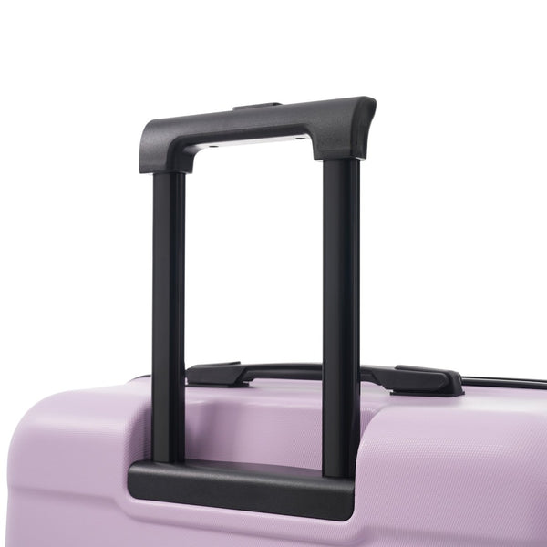 English Elm 6 Piece Hardshell Abs Travel Set with Spinner Wheels Combination Lock and Toiletry Bag Pink Purple N732P391314I