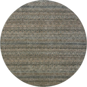 HomeRoots 8' X 10' Chocolate and Gray Striped Washable Area Rug – Durable, Stylish, UV Protected, Easy Care! 718011