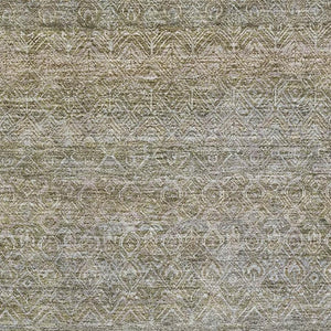 HomeRoots 5' X 8' Khaki and Beige Striped Area Rug – Machine Washable, UV Protected, Durable & Stylish Decor 718015