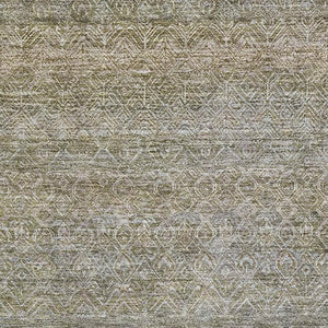 HomeRoots 9' X 12' Durable Khaki and Beige Striped Washable Area Rug with UV Protection for High-Traffic Spaces 718018