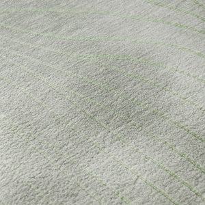 HomeRoots 8' X 10' Sage and Silver Abstract Washable Area Rug - UV Protected, Stain Resistant, Modern Design 718077