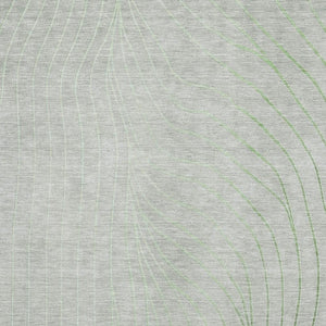 HomeRoots 10' X 14' Sage and Silver Abstract Area Rug – Washable, Stain Resistant, UV Protected for Stylish Spaces 718079
