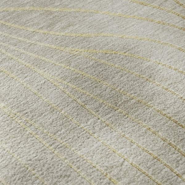 HomeRoots 9' X 12' Washable Beige and Brown Abstract Area Rug with UV Protection for Homes with Kids & Pets 718084