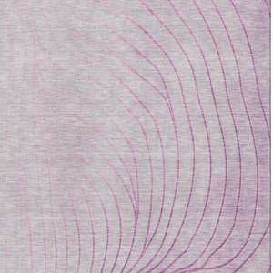 HomeRoots 5' X 8' Blush & Linen Abstract Area Rug - Washable, Stain Resistant, UV Protected for Modern Homes 718087