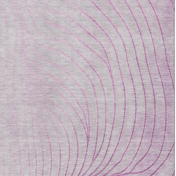 HomeRoots 5' X 8' Blush & Linen Abstract Area Rug - Washable, Stain Resistant, UV Protected for Modern Homes 718087