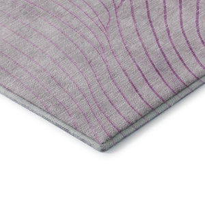 HomeRoots 5' X 8' Blush & Linen Abstract Area Rug - Washable, Stain Resistant, UV Protected for Modern Homes 718087