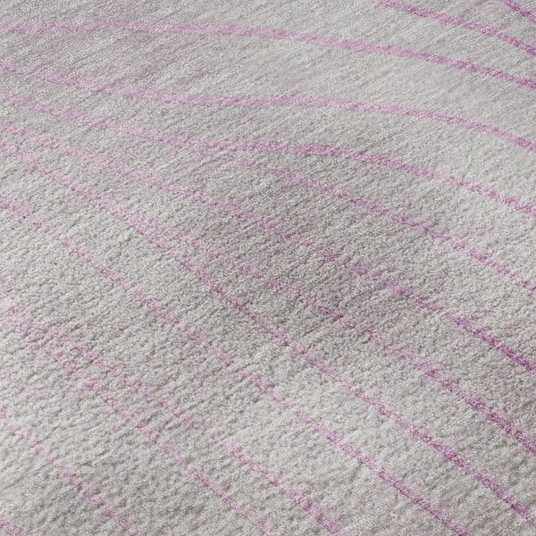HomeRoots 5' X 8' Blush & Linen Abstract Area Rug - Washable, Stain Resistant, UV Protected for Modern Homes 718087