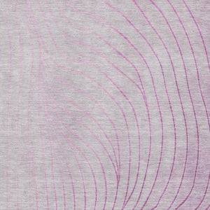 HomeRoots 8' Blush & Linen Abstract Round Rug – Washable, UV Protected, Durable Design for Modern Homes 718088