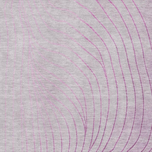 HomeRoots 8' Blush & Linen Abstract Round Rug – Washable, UV Protected, Durable Design for Modern Homes 718088