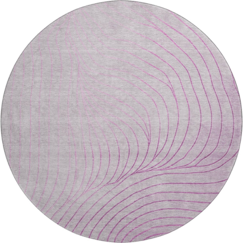 HomeRoots 8' X 10' Blush Abstract Area Rug - Washable, Stain-Resistant, UV Protected for Homes with Kids & Pets 718089