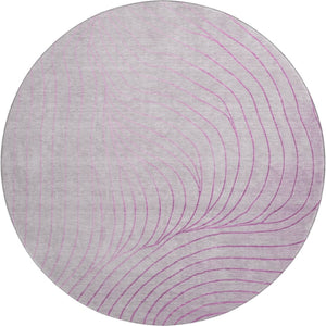 HomeRoots 8' X 10' Blush Abstract Area Rug - Washable, Stain-Resistant, UV Protected for Homes with Kids & Pets 718089
