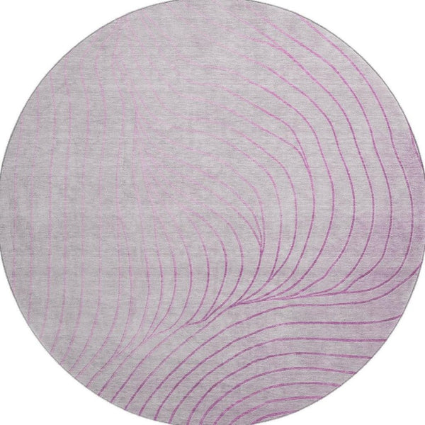 HomeRoots 8' X 10' Blush Abstract Area Rug - Washable, Stain-Resistant, UV Protected for Homes with Kids & Pets 718089