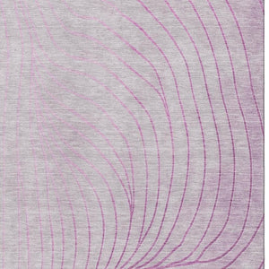 HomeRoots 9' X 12' Blush and Linen Abstract Area Rug - Stylish, Washable, UV-Protected, Pet-Friendly Design! 718090