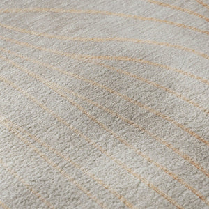 HomeRoots 10' Modern Copper and Silver Abstract Area Rug - Washable, UV-Protected, Ideal for High-Traffic Homes 718103