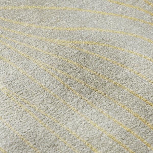 HomeRoots 8' X 10' Gold and Silver Abstract Area Rug - Washable, UV-Protected, Durable for Homes with Kids & Pets 718107