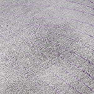 HomeRoots 8' X 10' Stunning Lavender & Silver Abstract Area Rug - Washable, UV Protected & Durable Design! 718113