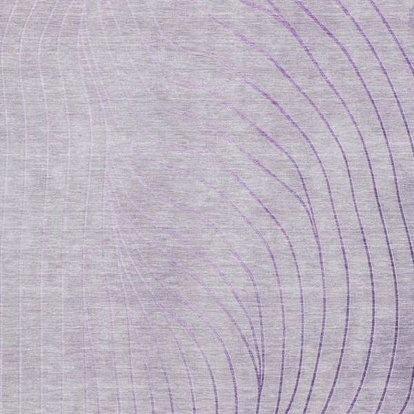 HomeRoots 10' Lavender and Silver Abstract Area Rug - Washable, Stain Resistant, UV Protected, Durable Design 718115