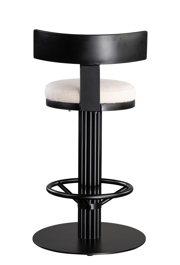 HomeRoots 27" Green Velvet Low Back Counter Chair with Gold Steel Base - Modern Glam for Kitchen & Bar 718210