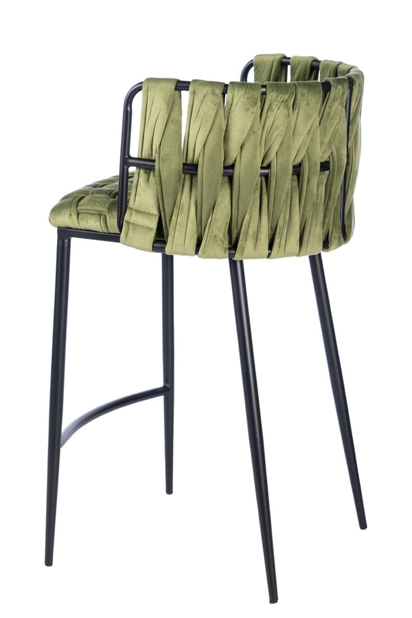 HomeRoots 27" Modern Gray White Faux Leather Bucket Bar Chair with Sleek Black Metal Base for Comfort & Style 718213