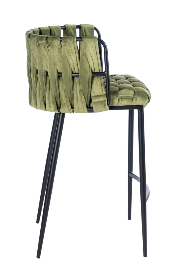 HomeRoots 27" Modern Gray White Faux Leather Bucket Bar Chair with Sleek Black Metal Base for Comfort & Style 718213
