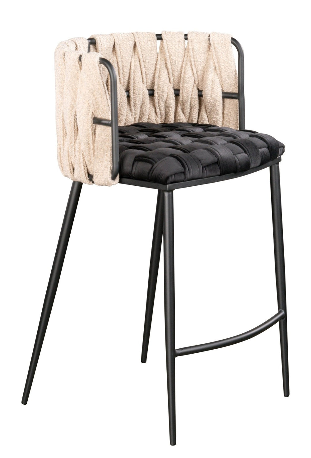 HomeRoots Gray Velvet and Gold Steel Adjustable Height Swivel Bar Chair for Modern Glam Dining Spaces 718220
