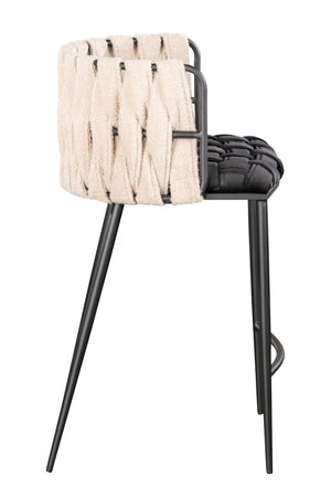HomeRoots Gray Velvet and Gold Steel Adjustable Height Swivel Bar Chair for Modern Glam Dining Spaces 718220