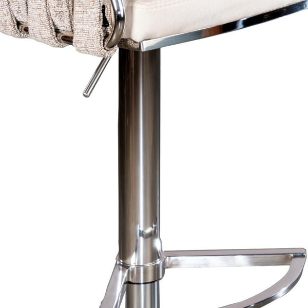 HomeRoots Black Velvet Swivel Bar Chair with Gold Steel Base – Adjustable Height & Modern Glam Design 718224