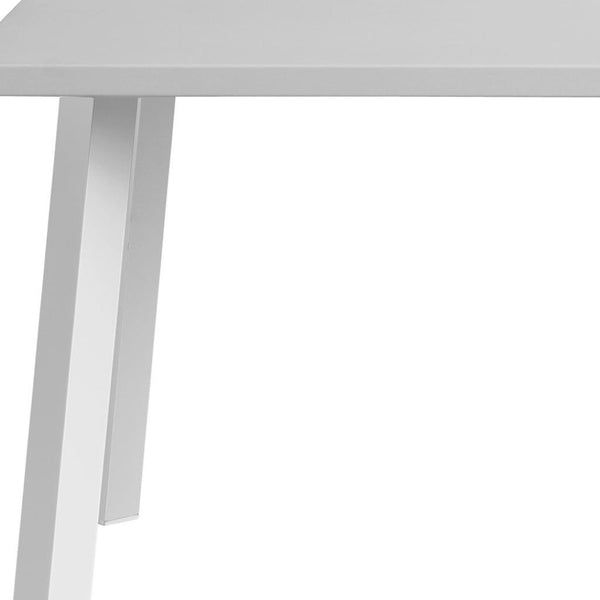 HomeRoots 79" Brown Solid Wood Outdoor Dining Table - Elegant, Durable Design for Patio Meals & Gatherings 718228
