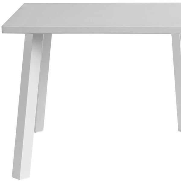 HomeRoots 79" Brown Solid Wood Outdoor Dining Table - Elegant, Durable Design for Patio Meals & Gatherings 718228