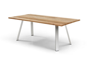 HomeRoots 55" Dark Gray Rounded Ceramic Outdoor Dining Table - Durable, Elegant Design for Memorable Gatherings 718229